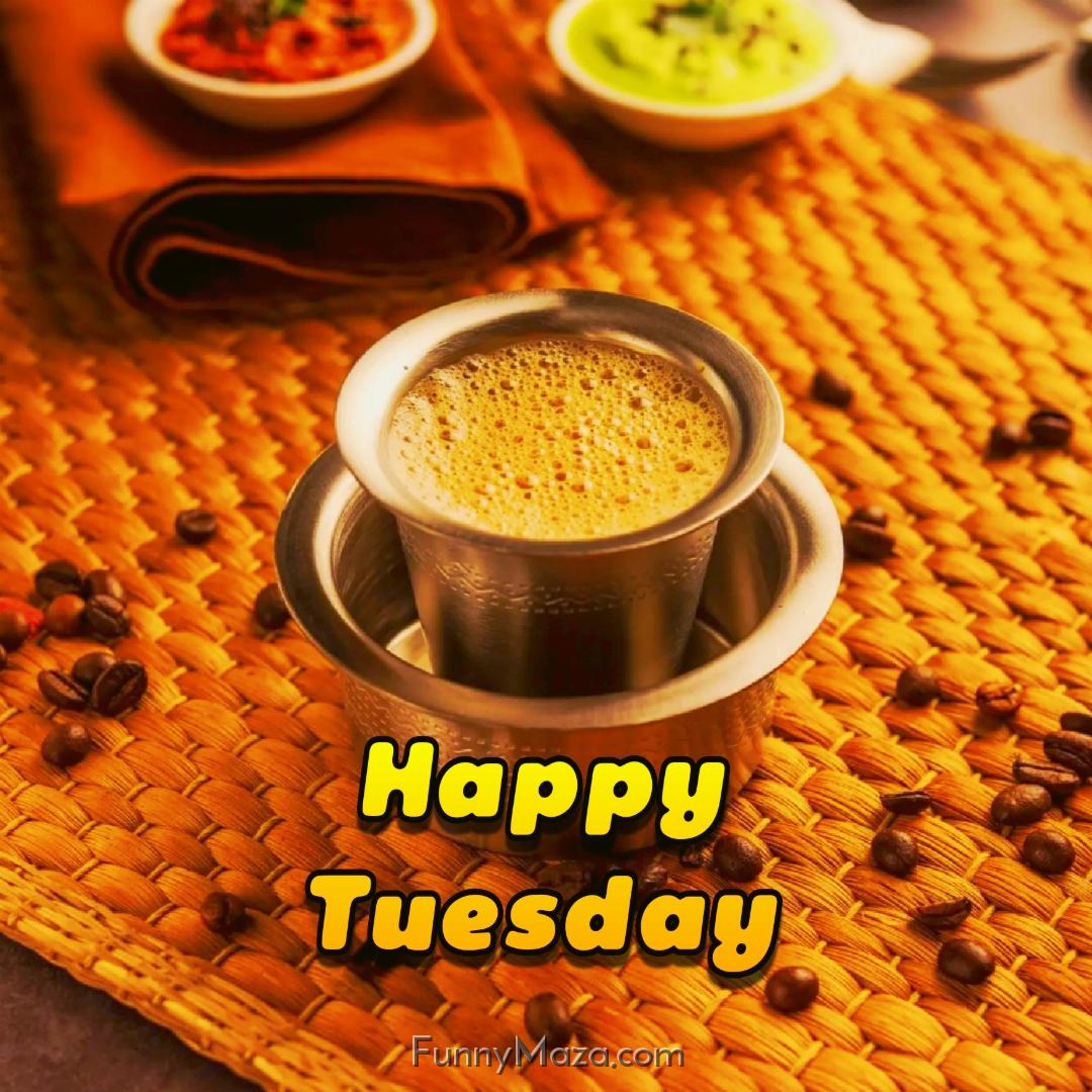 Happy Tuesday Coffee Wallpaper