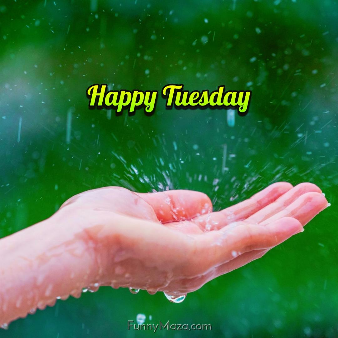 Happy Tuesday Rainy Images