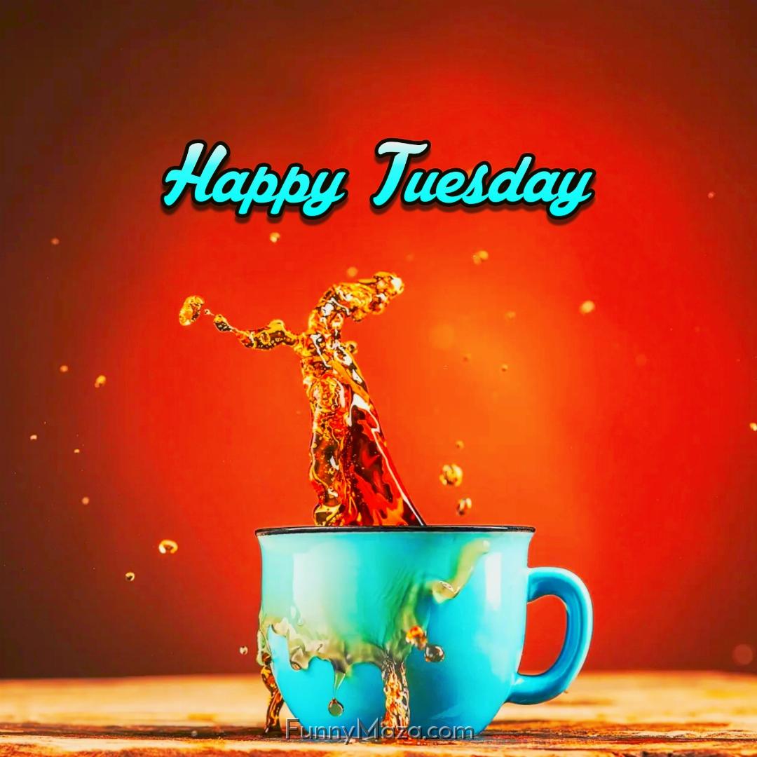 Happy Tuesday Tea Wallpaper