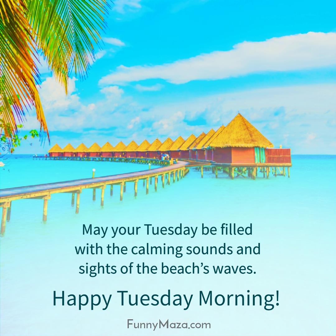 May your Tuesday be filled with the calming sounds and sights