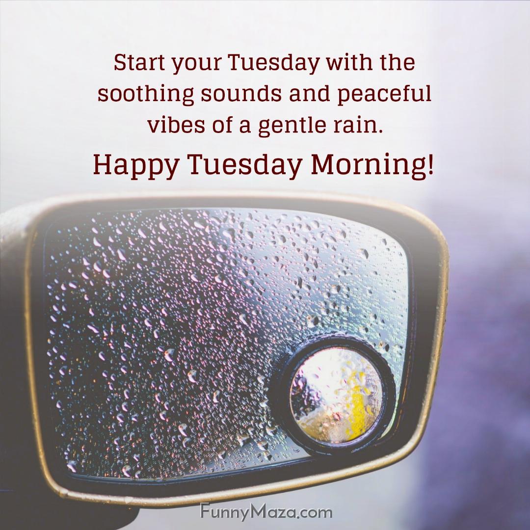 Start your Tuesday with the soothing sounds and peaceful vibes of