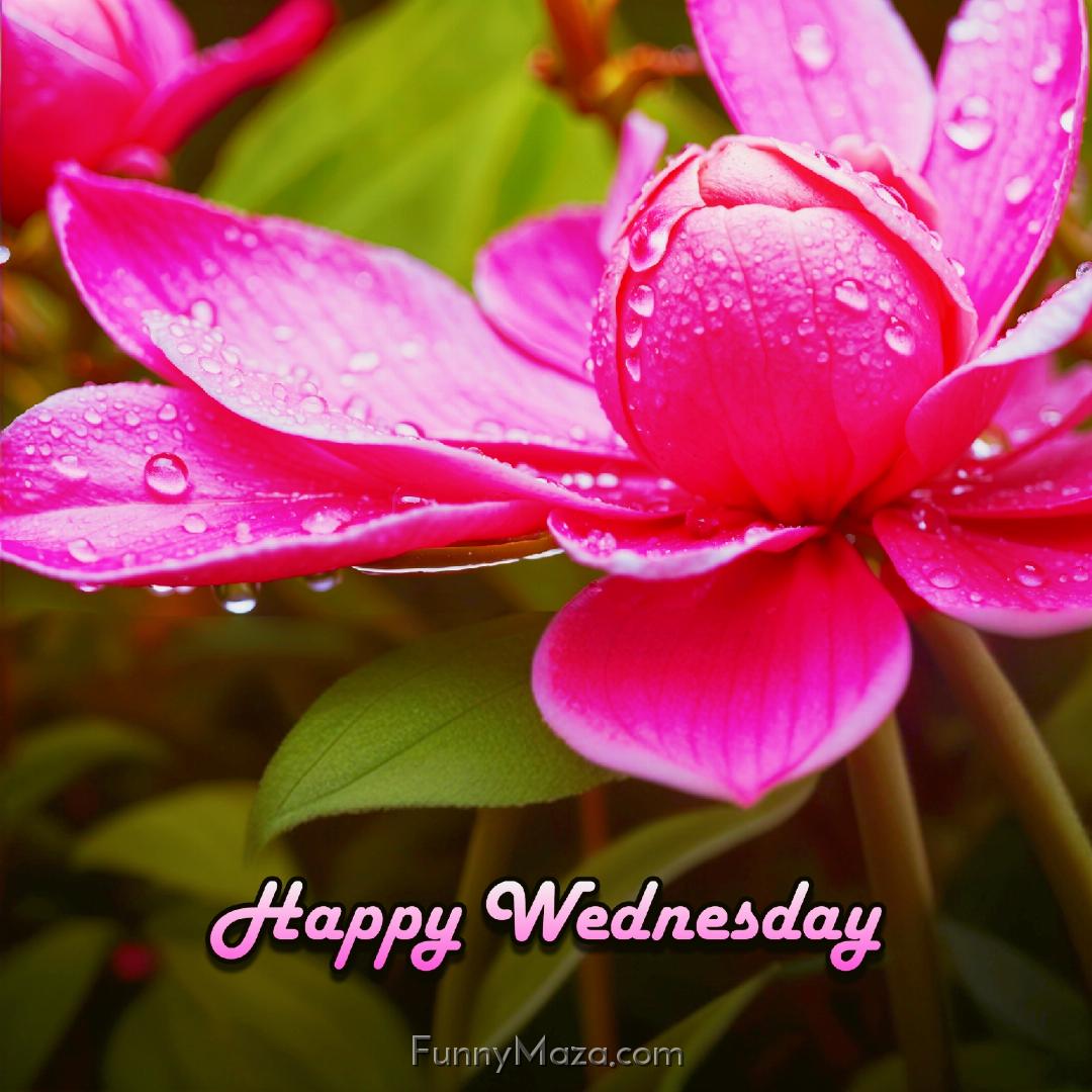 Beautiful Wednesday Dew Drops Images