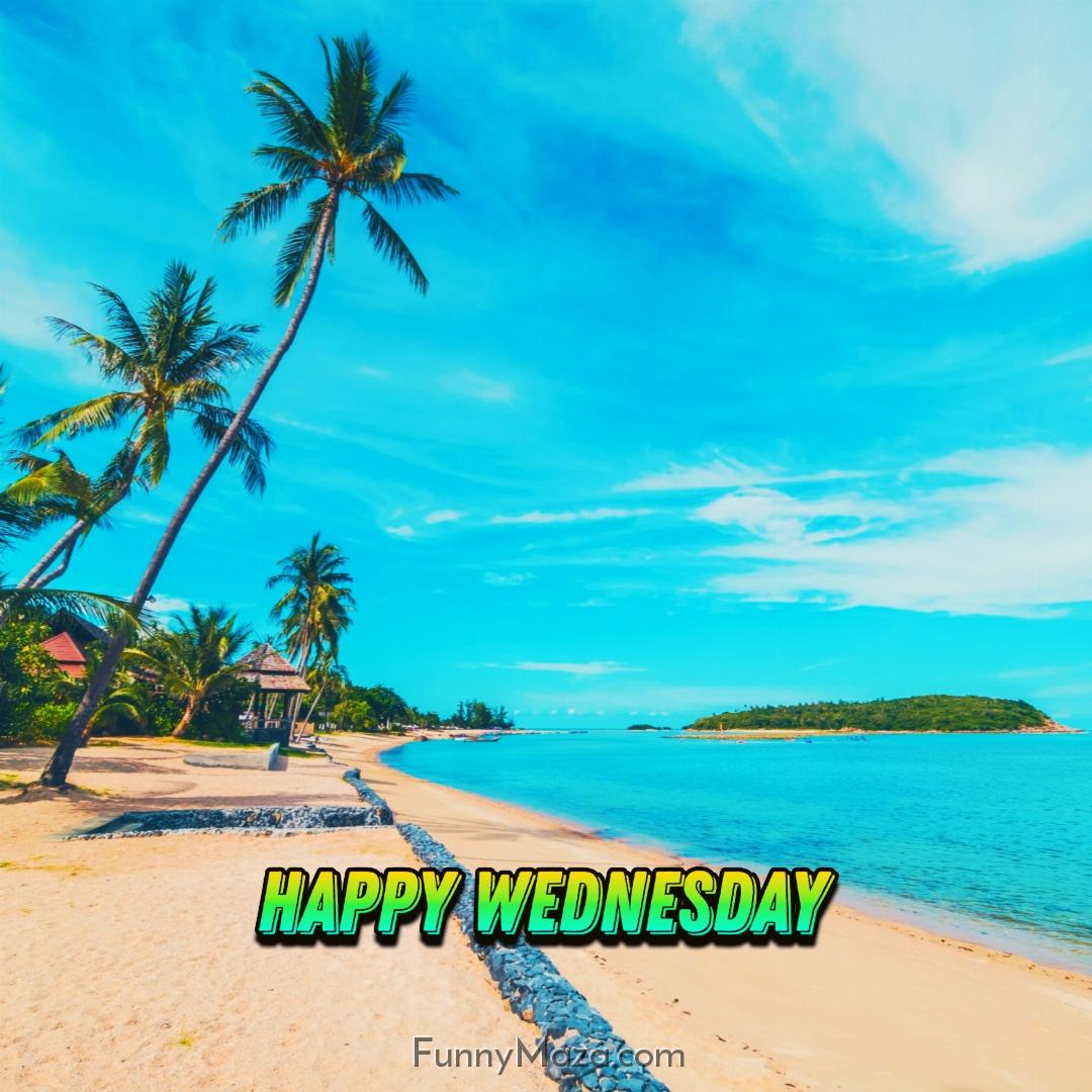 Happy Wednesday Beach Wallpaper