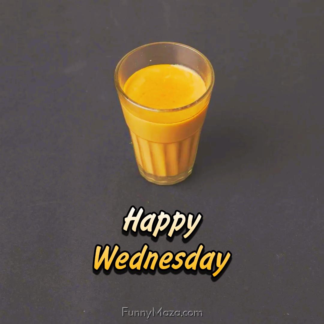 Happy Wednesday Tea Wallpaper