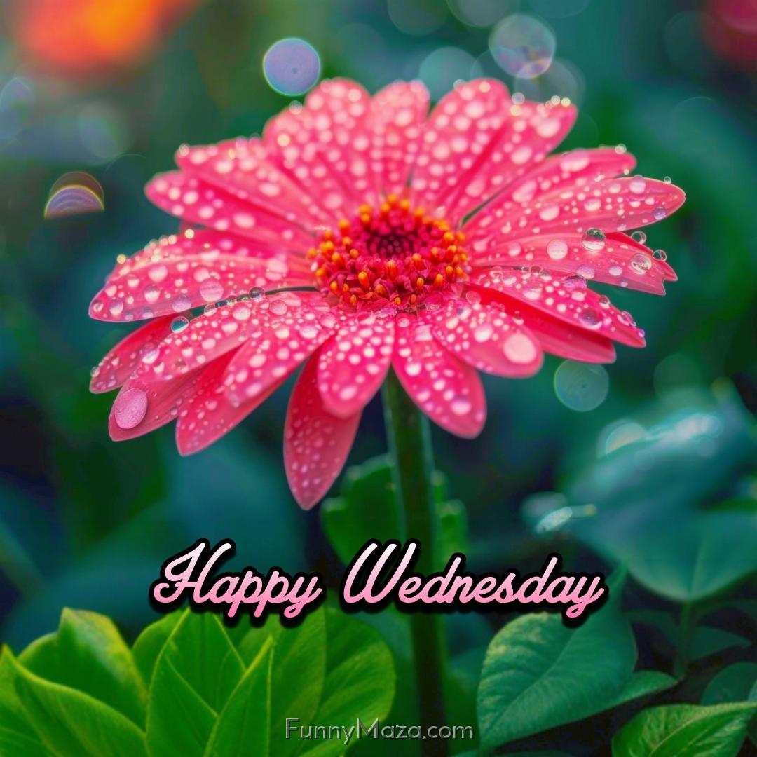 New Happy Wednesday Dew Drops Images 2024 HD Download