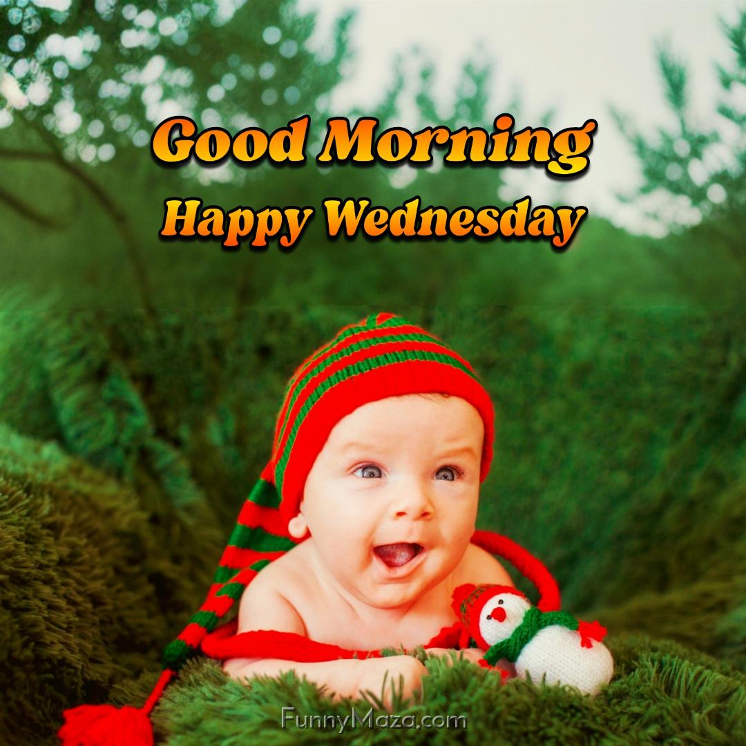 Good Morning Happy Wednesday Baby Wallpaper