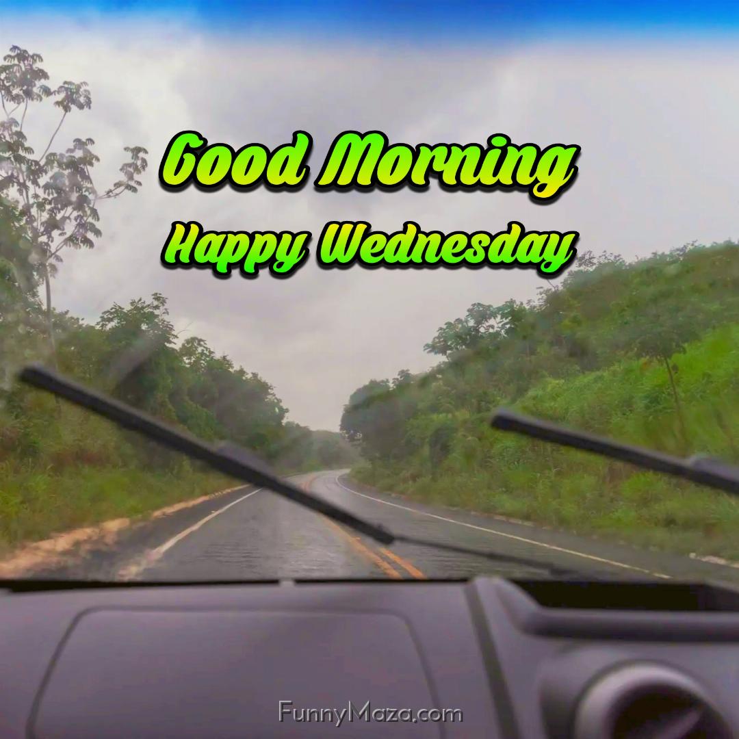 Good Morning Happy Wednesday Rainy 2024 Images