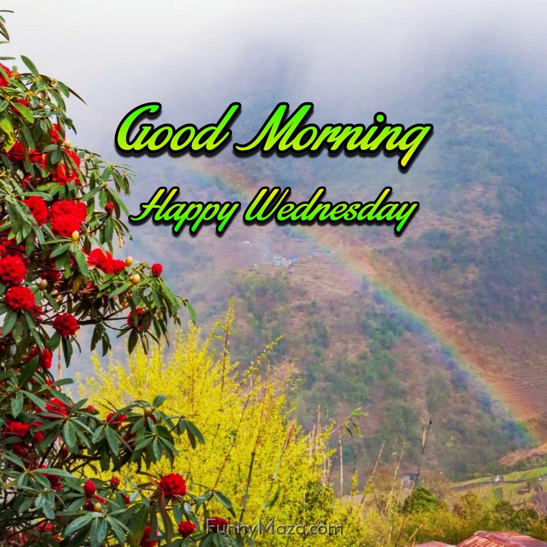 Good Morning Happy Wednesday Rainy Wallpaper