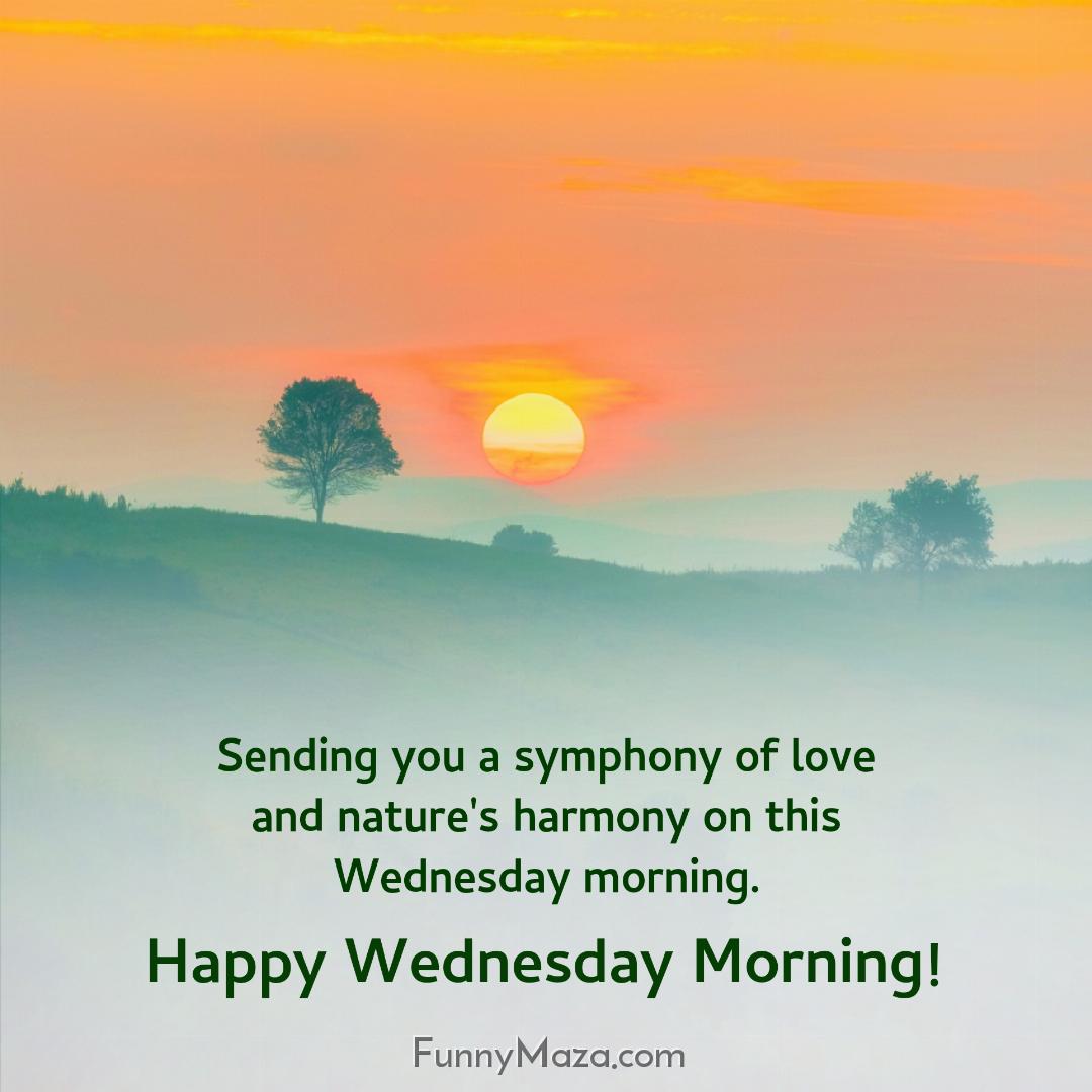 Sending you a symphony of love and nature's harmony on this