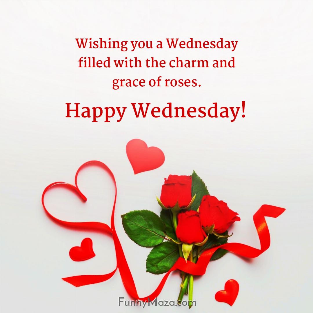 Wishing you a Wednesday filled with the charm and grace of