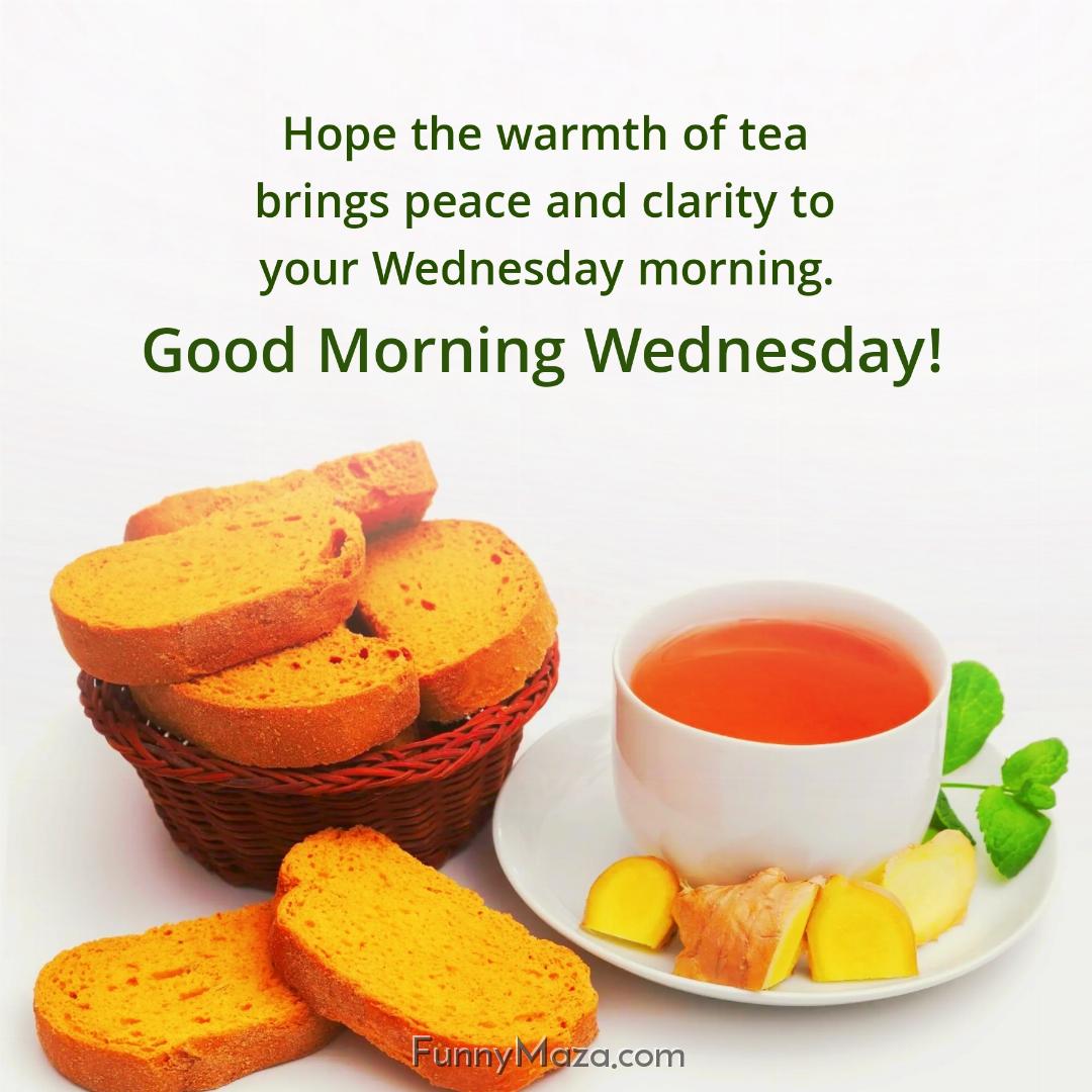 Hope the warmth of tea brings peace and clarity to your